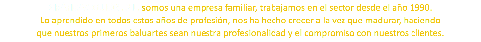 GRÁFICAS GUIÓN, S.L. somos una empresa familiar, trabajamos en el sector desde el año 1990.
Lo aprendido en todos estos años de profesión, nos ha hecho crecer a la vez que madurar, haciendo
que nuestros primeros baluartes sean nuestra profesionalidad y el compromiso con nuestros clientes.